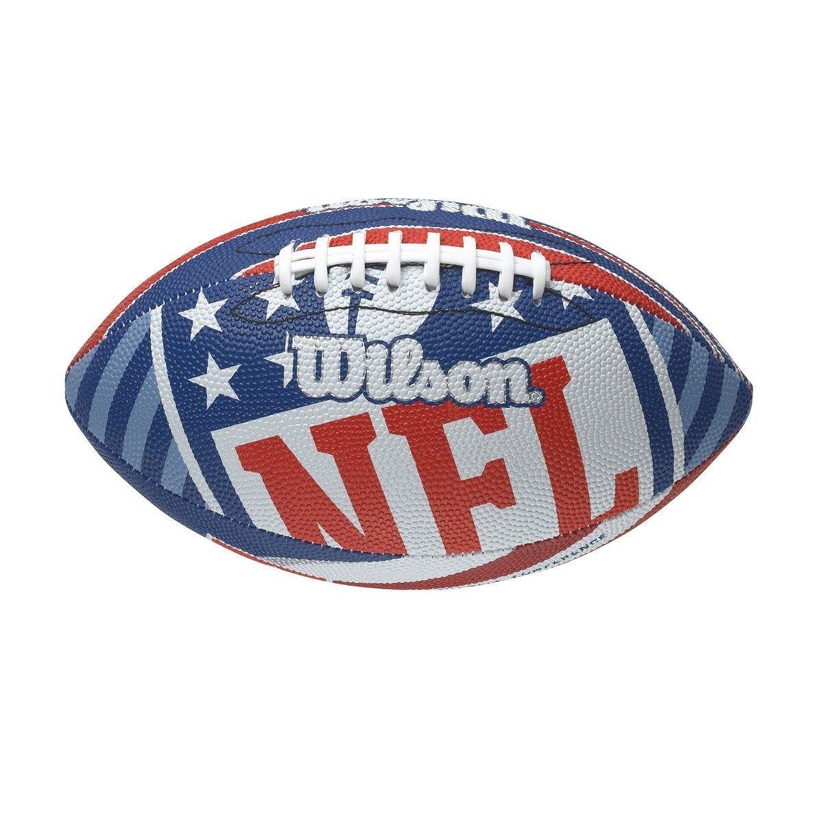 Red White and Blue Sports Team Logo - Wilson NFL Team Logo American Football | Blue / White / Red | A&A Sports