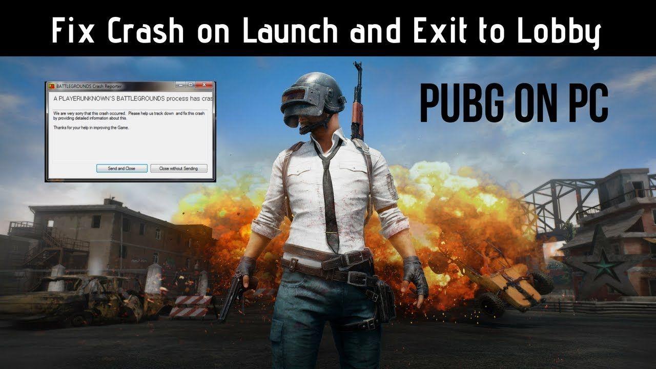 Pubg Launch Logo - PubG on PC - Fix Crash on Launch and Exit to Lobby - YouTube