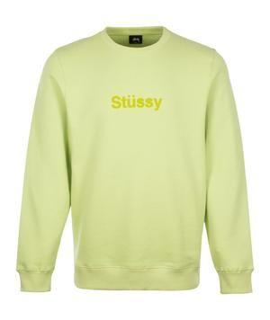 Stussy Clothing Logo - Stussy Weld Applique Crew (Green)