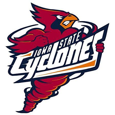 Orange Bird in College Logo - 3pc NCAA Iowa State Cyclones Bird Logo College Wallmarx: Amazon.co