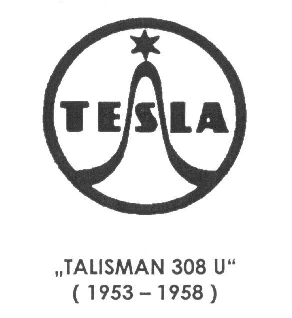 Old Radio Logo - Tesla Model 308U Talisman Radio (1956)