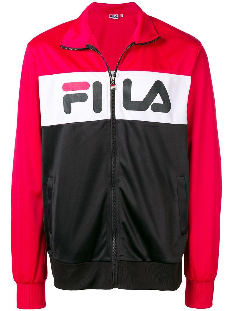 Italian Streetwear Logo - Fila Logo Zip Jacket In White | ModeSens