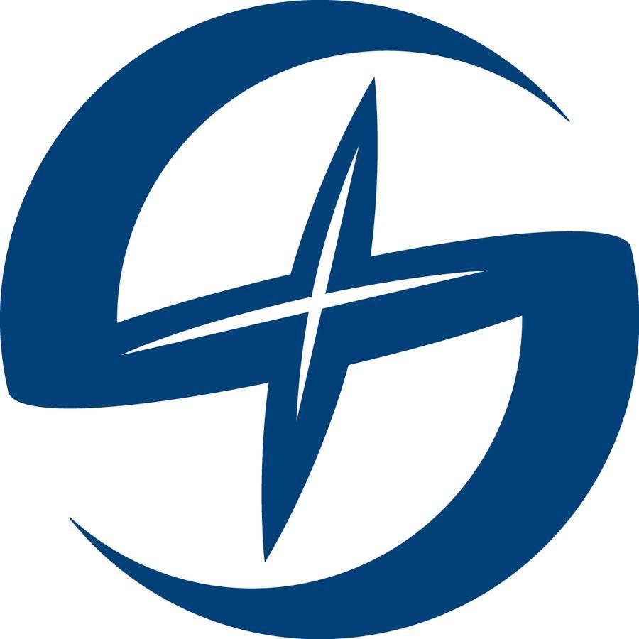 Blue and Black Logo - Saphire