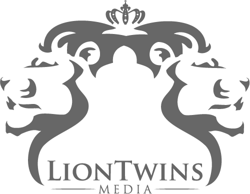 Twin Lion Logo - A Wonderful logo we designed for Lion Twins Media... www.bwd.co.za ...