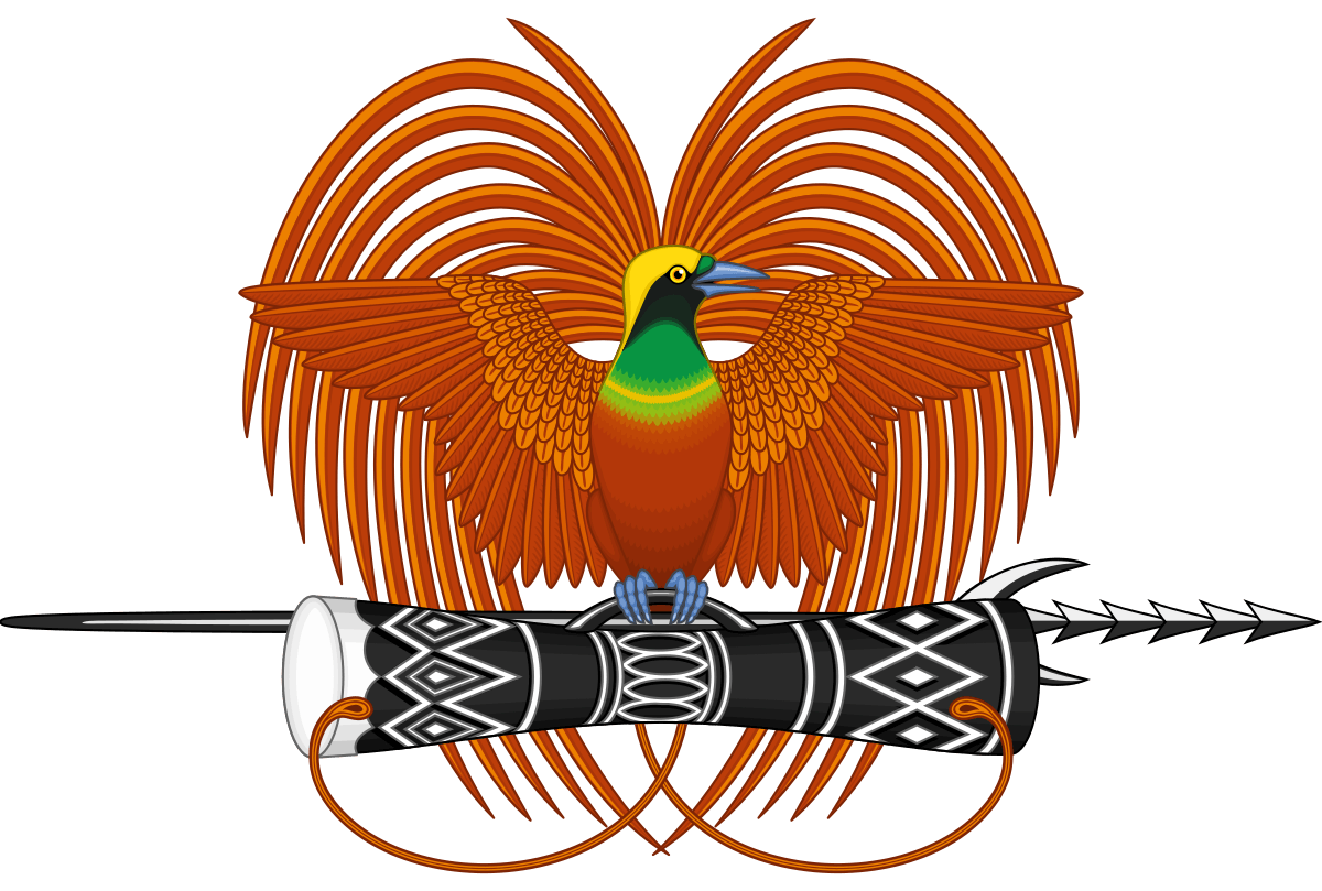 Bird of Paradise Logo - Emblem of Papua New Guinea
