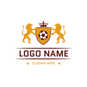 Twin Lion Logo - Free Lion Logo Designs. DesignEvo Logo Maker