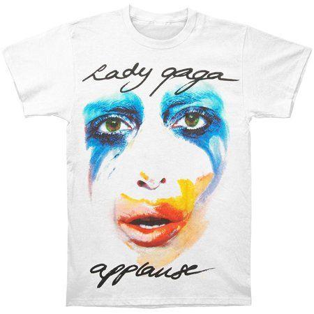 Painted Face Logo - Bravado - LADY GAGA Applause Jumbo Painted Face Logo T-Shirt ...