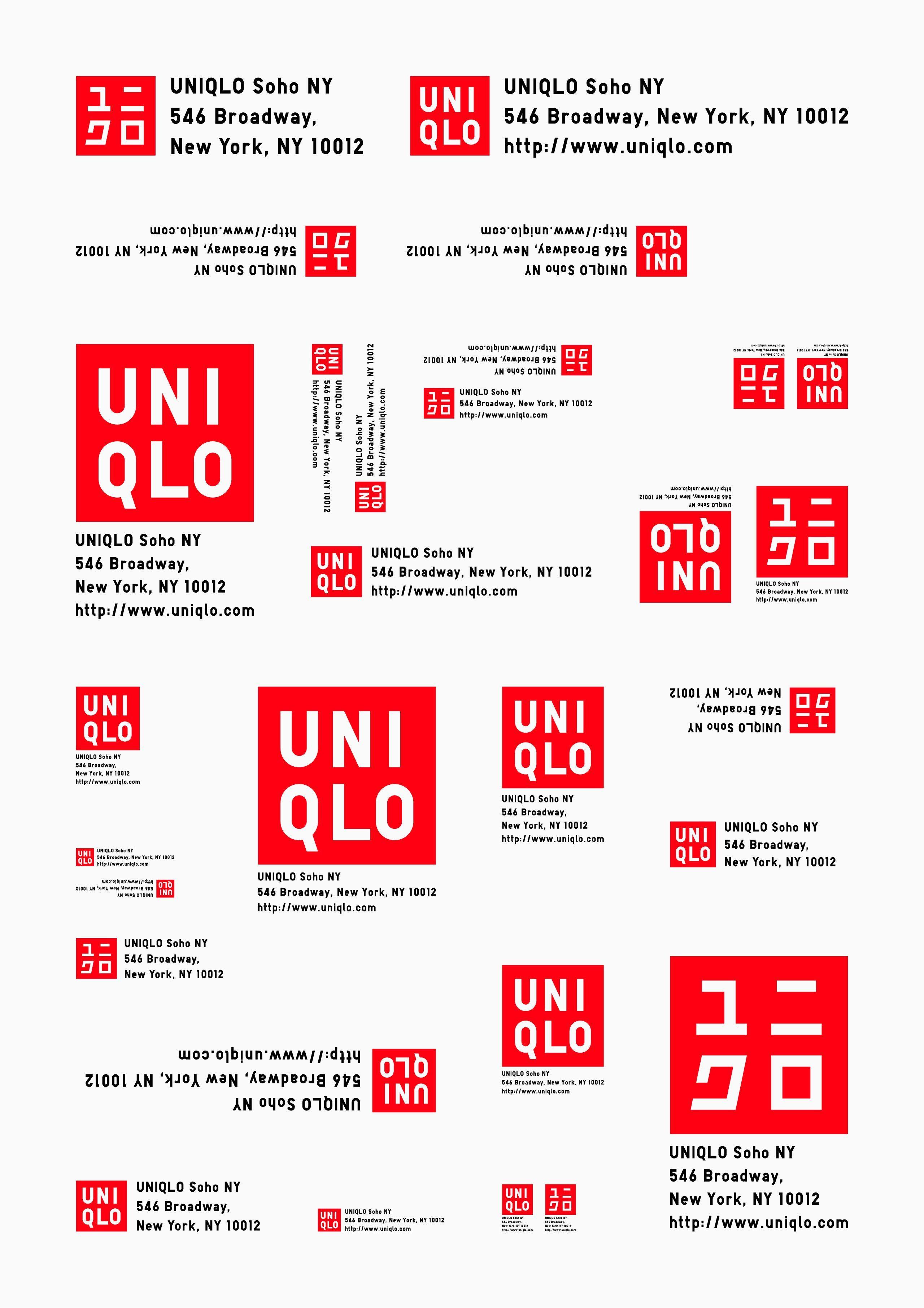 Uniqlo Logo - KASHIWA SATO - UNIQLO | logo | Branding, Branding design, Logo design