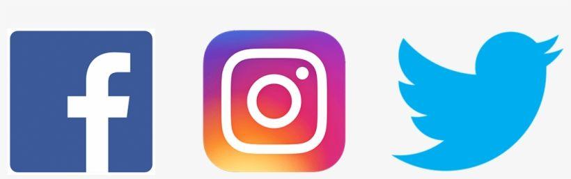 Find Us On Facebook and Instagram Logo - Facebook Twitter Instagram Logo Png Clip Art Free Logos