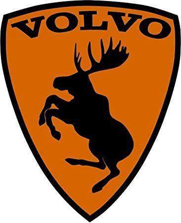 Who Has a Moose Logo - myswedishparts Volvo Prancing Moose Sticker Orange 3