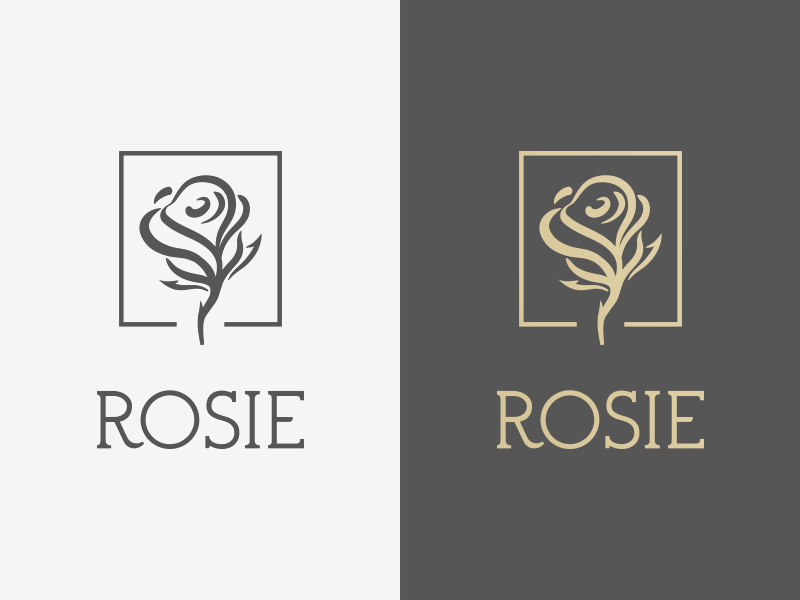 Rosie Logo - Rosie logo creation process by Robert Vajda | Dribbble | Dribbble