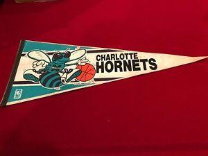 Cool Old Logo - VINTAGE 1990's Charlotte Hornets Old Logo Pennant, SUPER COOL!! | eBay