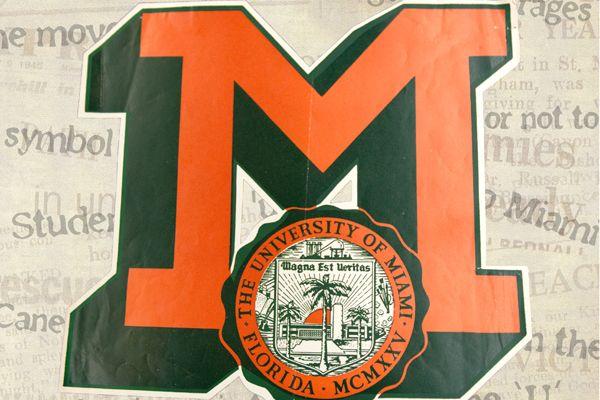 University of Miami Logo - History reveals iconic 'U' logo's meaning – The Miami Hurricane
