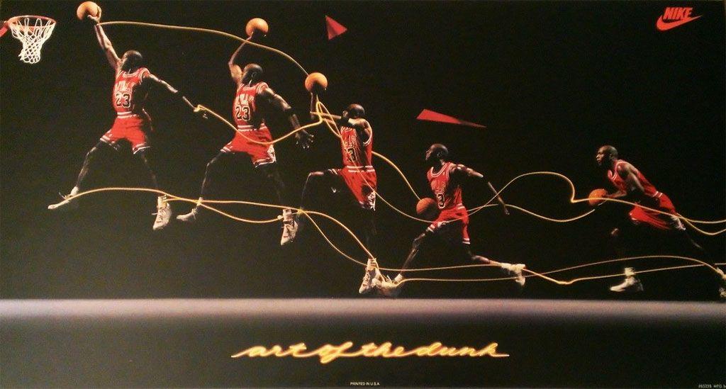Michael Jordan Dunk Logo - The 30 Best Michael Jordan Nike Posters Of All Time
