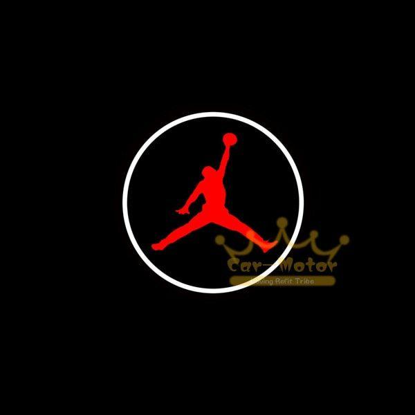 Michael Jordan Dunk Logo - 2x Car Door Welcome Courtesy Laser Projector Puddle Spotlight