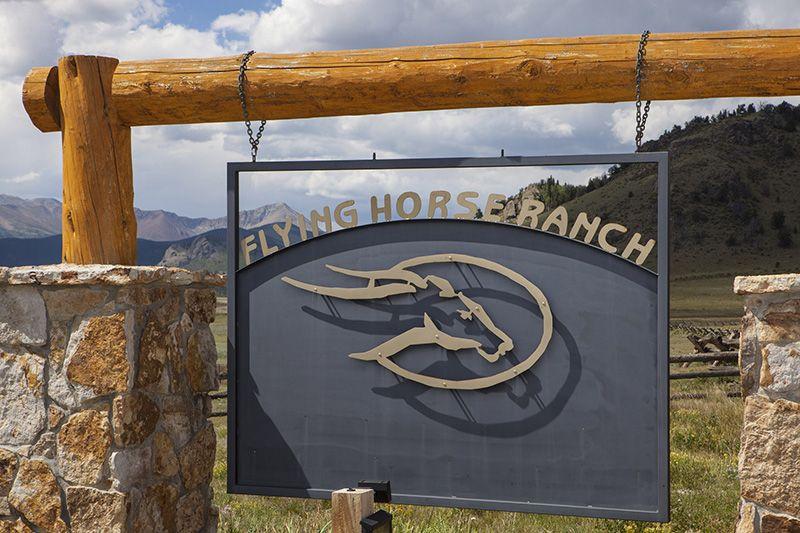 Flying Horse Ranch Logo - Flying Horse Ranch - Alpine Images