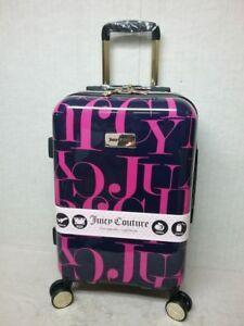 Black and Pink Logo - Juicy Couture Black & Pink Logo Suitcase - Large | eBay