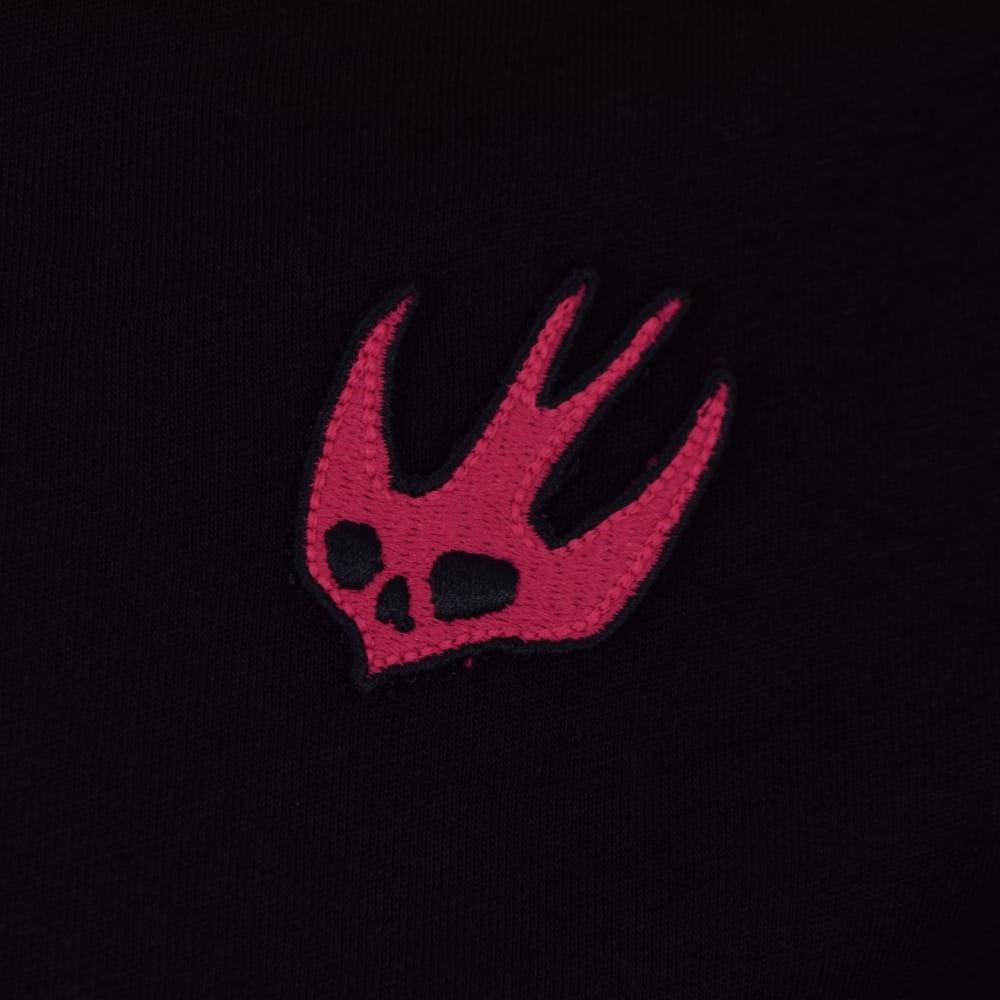 Black and Pink Logo - McQ By ALEXANDER MCQUEEN McQ By Alexander Mcqueen Black Pink Swallow