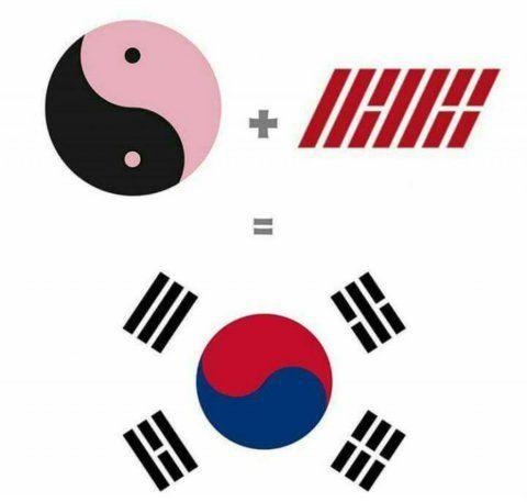 Black and Pink Logo - BLACKPINK And iKON's Logo Combination Will Leave You Impressed With ...