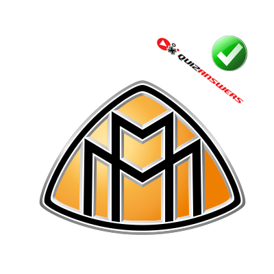 Black Orange M Logo - Mm car Logos