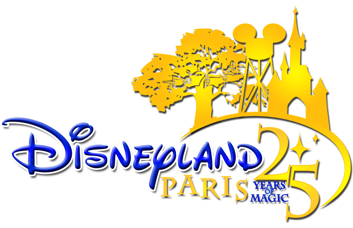 Disneyland Paris Logo - Disneyland Paris Logo 25th Anniversary