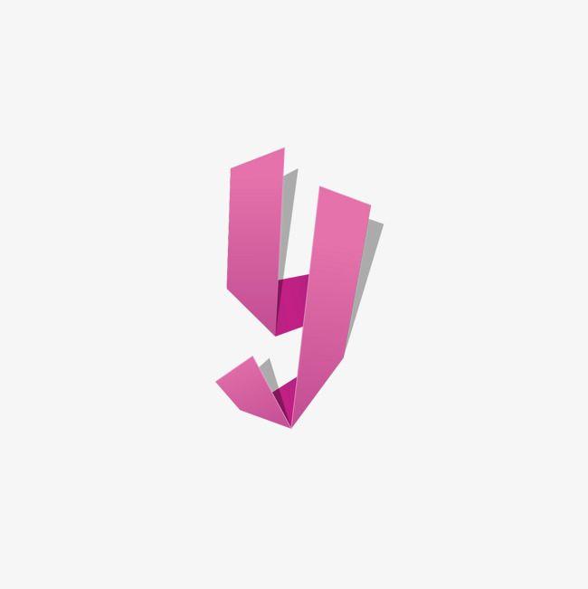 Red Letter Y Logo - Red Origami Letter Y, Letter Vector, Gules, Origami PNG and Vector