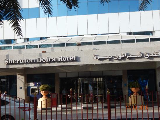 Sheraton Deira Logo - front entrance of Grand Excelsior Hotel Deira, Dubai