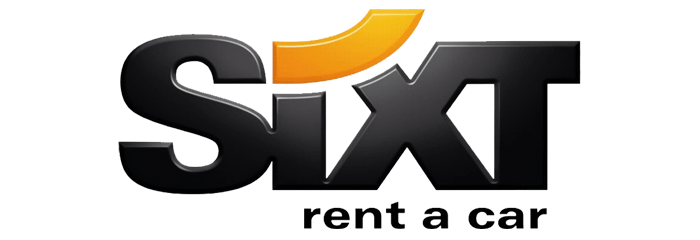 Orange Car Logo - SIXT Rent a Car Logo – Vehicle Hire Throughout Scotland | JP Rentals