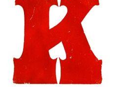 Big Red K Logo - 107 Best oh:::K images | Letter k, Typography, Cartas de amor
