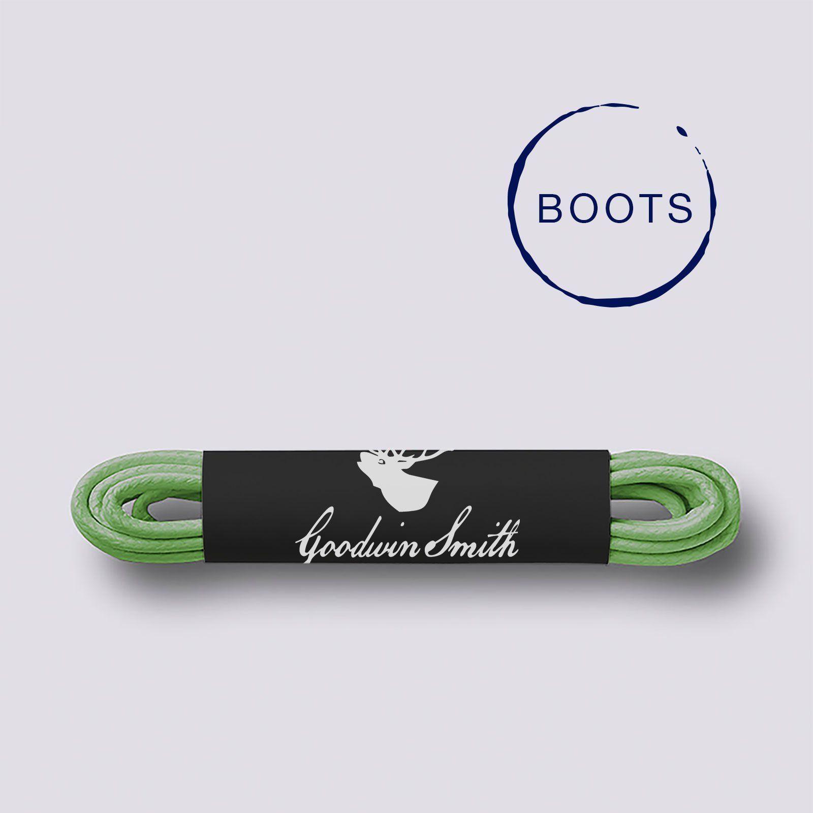 Green Boots Logo - Light Green Boot Laces – Goodwin Smith