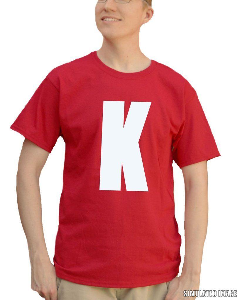 Big Red K Logo - Kissable K | Big Letter Shirt