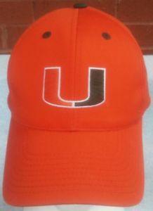 Orange U Logo - Miami Hurricanes Hat Cap White Orange Green Vintage The U Logo