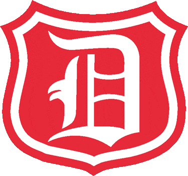 Sports Red Shield Logo - Detroit Cougars Primary Logo - National Hockey League (NHL) - Chris ...