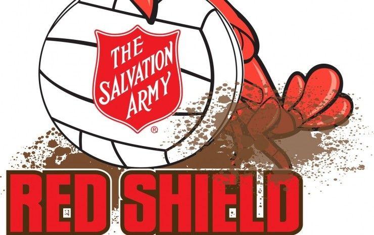 Sports Red Shield Logo - Red Shield Mud Bug Classic Mud Volleyball Tournament