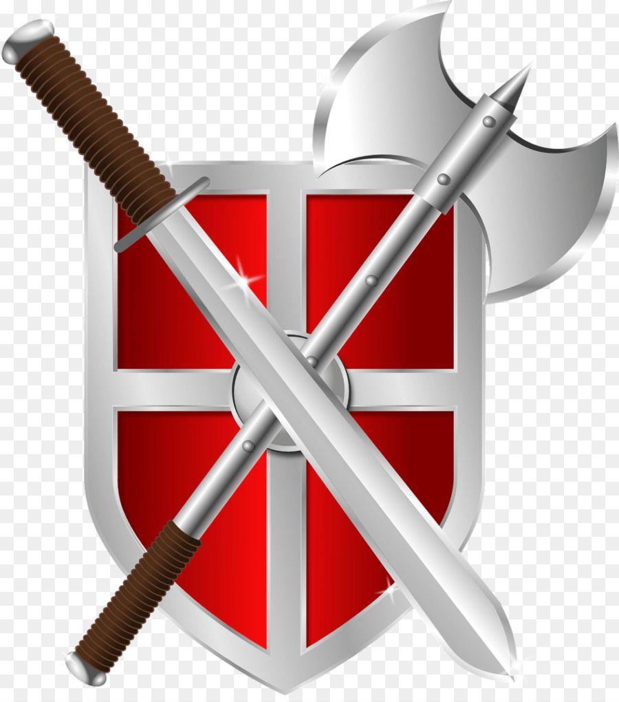 Sports Red Shield Logo - Shield Sword Clip art - axe logo png download - 1095*1229 - Free ...