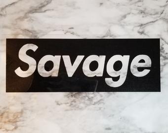 Savage Heat Logo - Savage logo | Etsy
