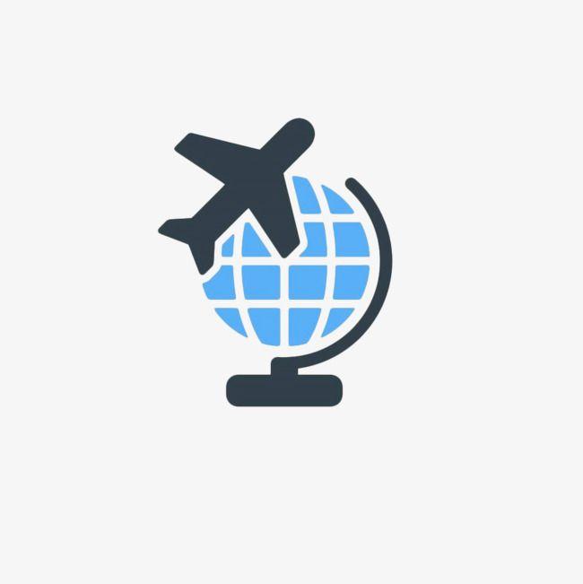Globe Aviation Logo - Globe Aircraft Icon, Globe Clipart, Traffic, Aviation PNG Image and ...