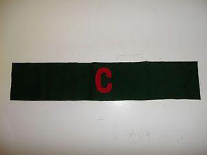 Green and Red C Logo - c0013 WW 1 Civilian War Correspondent Armband red C on green wool