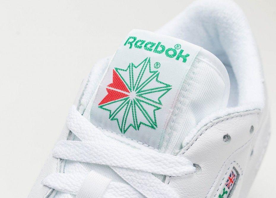 Green and Red C Logo - Reebok Club C 85 *Archive Pack* (White / Glen Green / Excellent Red ...