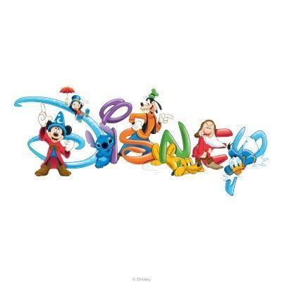 Disney Characters Logo - Disney Logo | Mickey and Friends Tote Bag | Disney - Funny, Worded ...