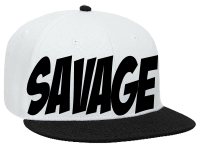 Savage Heat Logo - SAVAGE - Snapback Flat Bill Hat - 125-978 - 125-9782038 - Custom ...