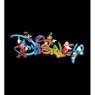 Disney Characters Logo - Disney Logo 3 Ring Binder | Disney | Disney logo, Disney, Walt disney