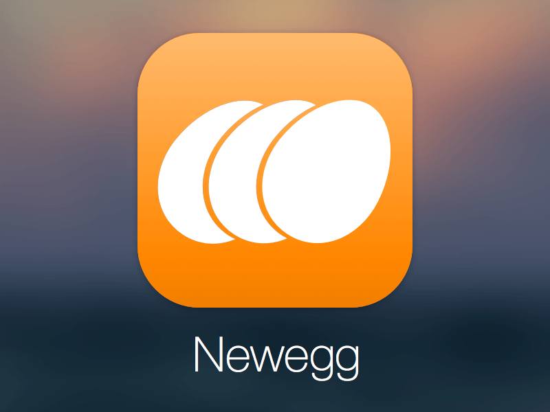 Newegg Egg Logo - Newegg iOS Icon Redesign