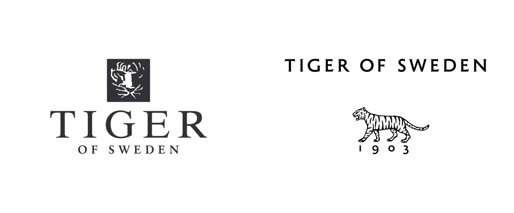 Tiger Animal Logo - Brand New: New Logo and Identity for Tiger of Sweden by A New Archive