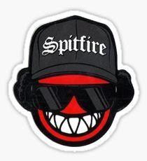 Spitfire Pizza Logo - Spitfire Stickers | Redbubble