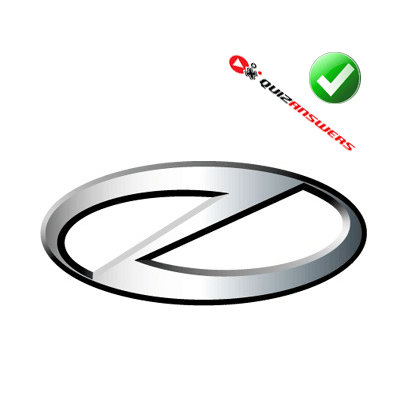 Silver Oval Car Logo - Z car Logos