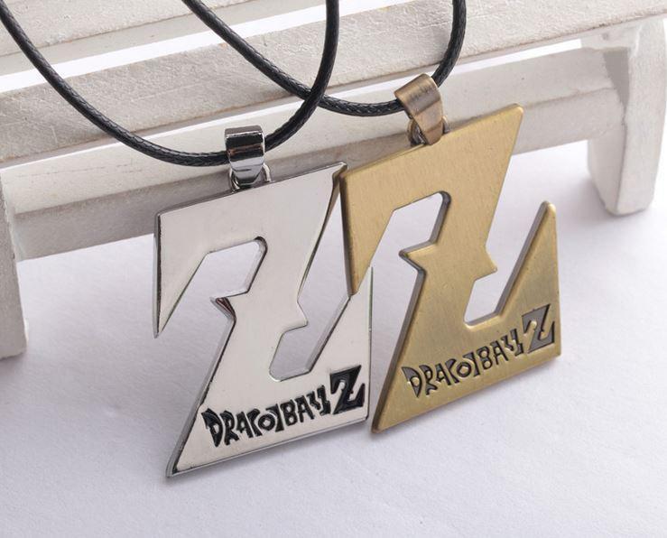 Silver Z Logo - Dragon Ball Z Logo Necklace Pendant Gold Silver — Saiyan Stuff
