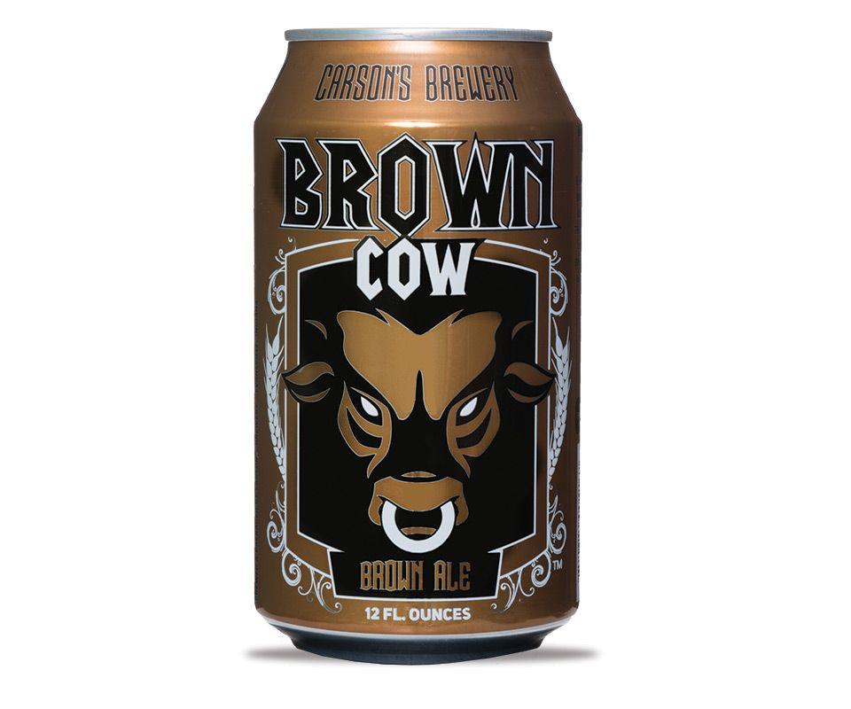 Brown Cow Logo - Carson's Brewery Brown Cow, Packaging & Photography