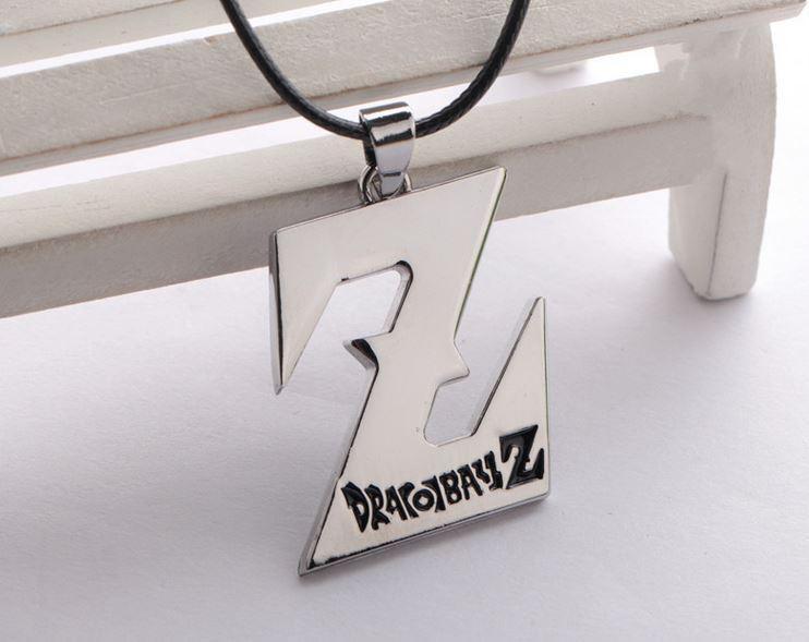 Silver Z Logo - Dragon Ball Z Logo Necklace Pendant Gold Silver — Konoha Stuff