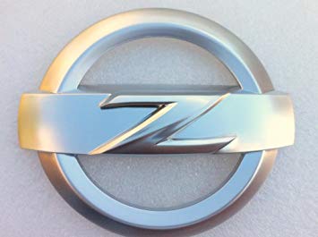 Silver Z Logo - REAR SATIN SILVER NISSAN 370Z Z EMBLEM BADGE FAIRLADY 370 Z NISMO ...